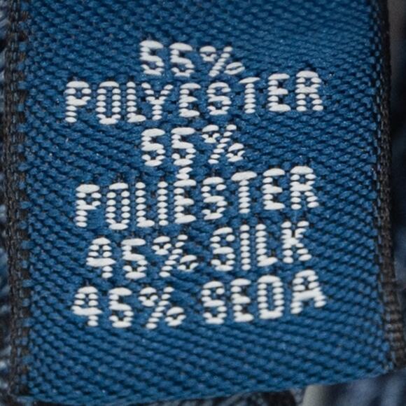 Saddlebred Adjustable Pre-tied Silk Blend Blue Paisley Bowtie - Picture 4 of 6